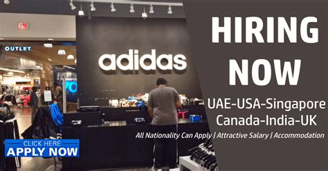 adidas job opening.